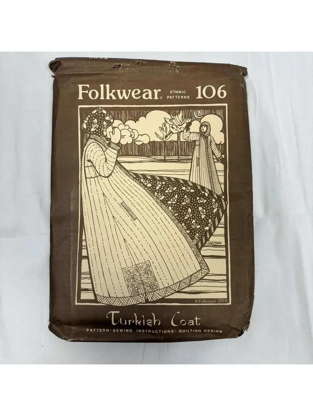 Vintage Folkwear Pattern 106 Turkish Coat One Size
